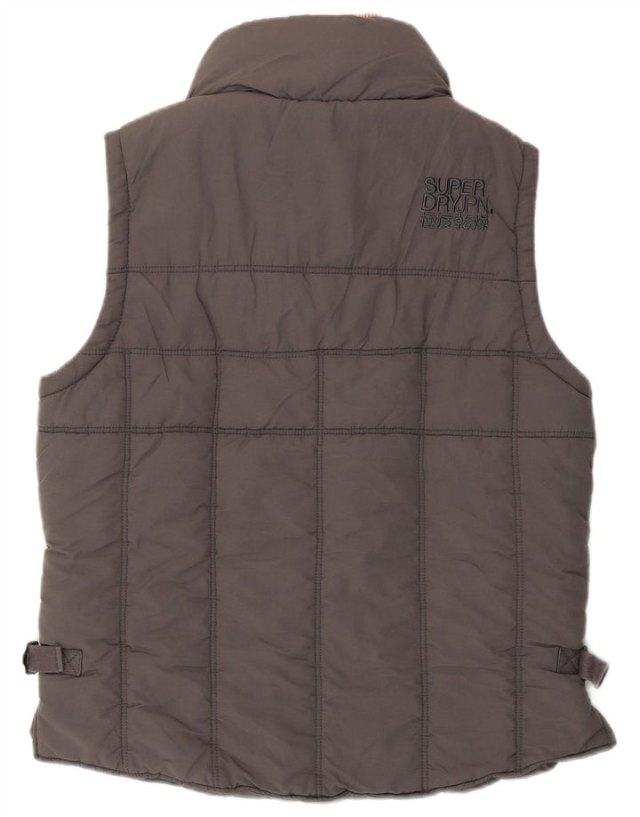 Superdry Ανδρικό padded Gilet UK 38 Medium Grey Cotton