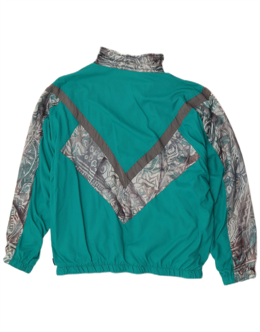 Ανδρική αθλητική φόρμα Athleta Top Jacket Μεσαία Πράσινη Γεωμετρική Πολυαμίδη