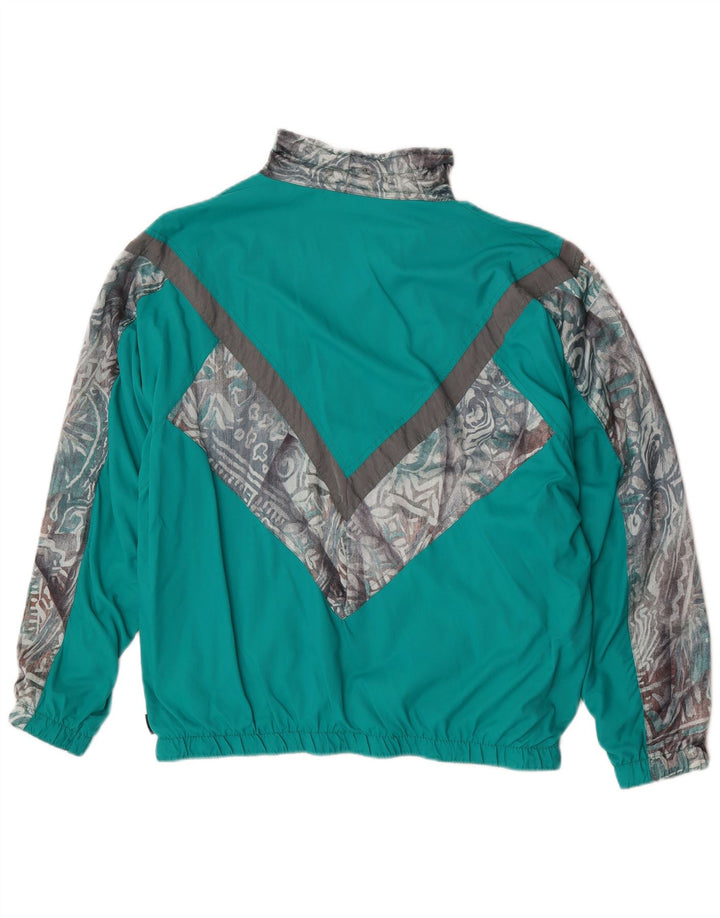 Ανδρική αθλητική φόρμα Athleta Top Jacket Μεσαία Πράσινη Γεωμετρική Πολυαμίδη
