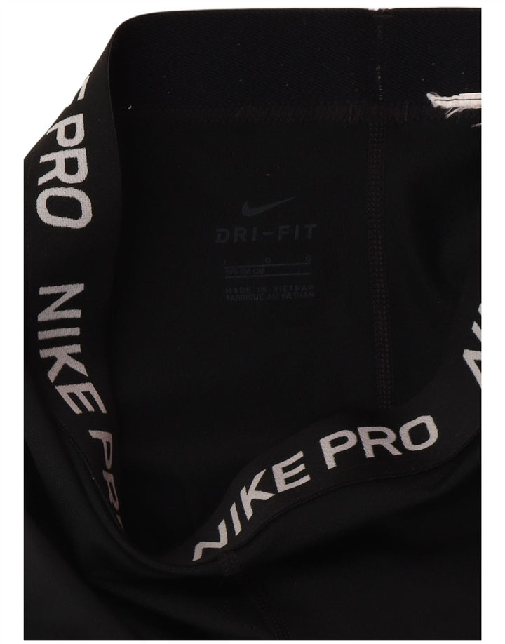 Γραφικό κολάν Nike Girls Dri Fit, μαύρο μεγάλο 12-13 ετών