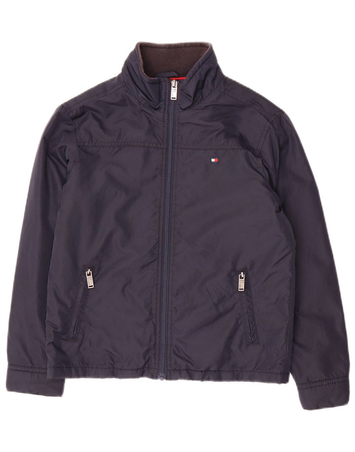 Tommy Hilfiger Boys Bomber Jacket 9-10 Years Navy Blue Nylon