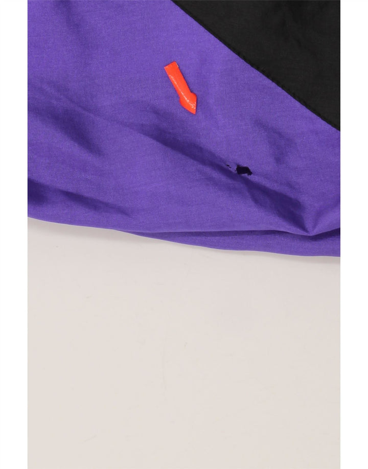 Vintage ανδρική αθλητική φόρμα Top Jacket Large Purple Colourblock Nylon