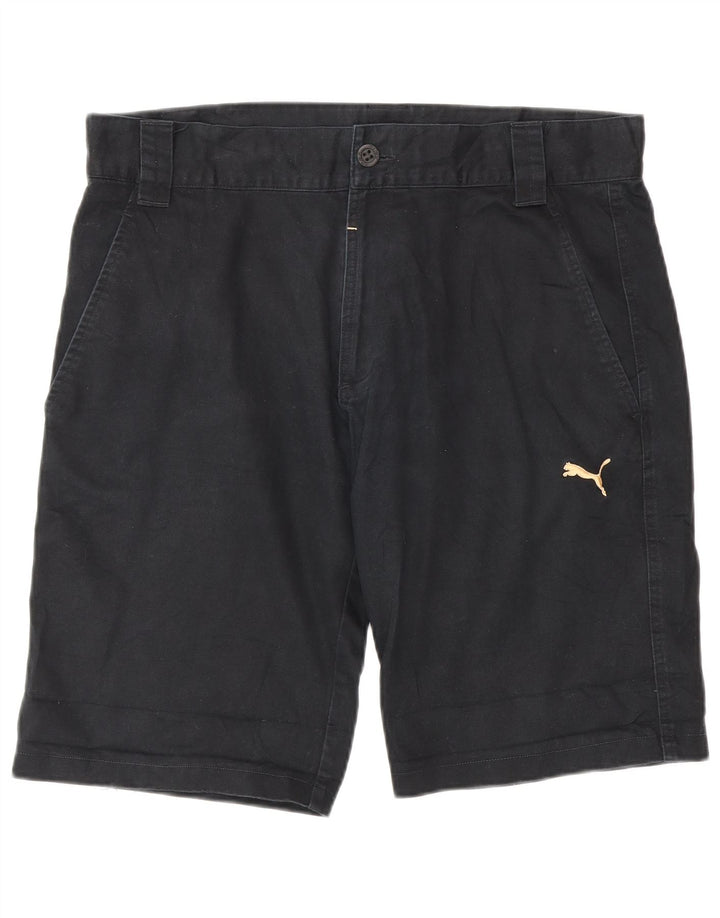 Ανδρικό σορτς chino Puma μεσαίο W32 μαύρο