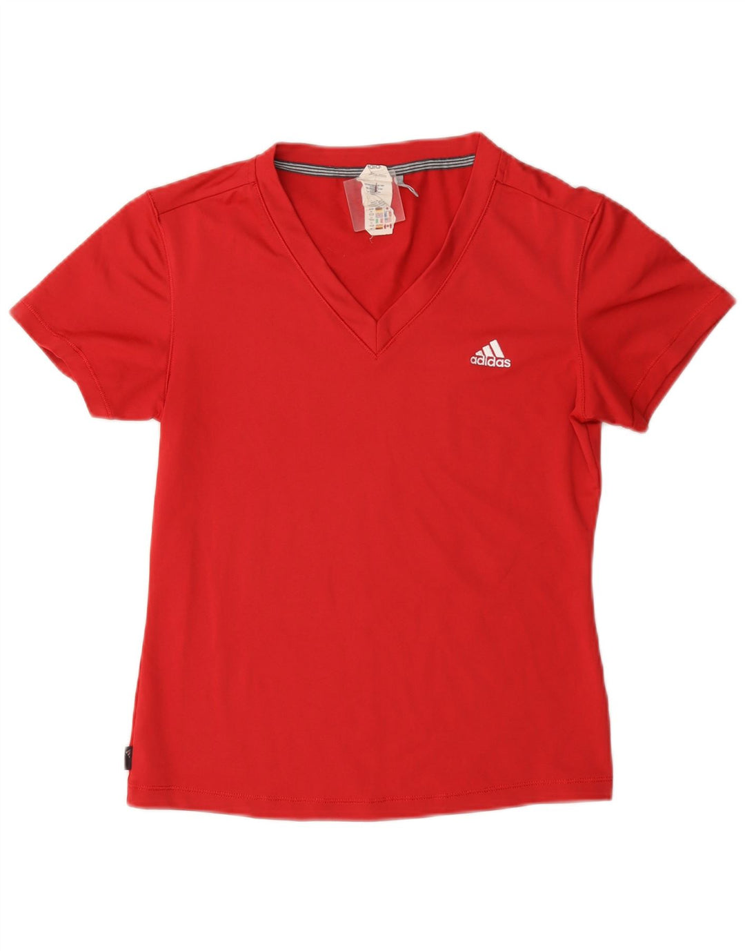 Adidas Γυναικείο Clima 365 T-Shirt Top UK 14 Medium Red Polyester