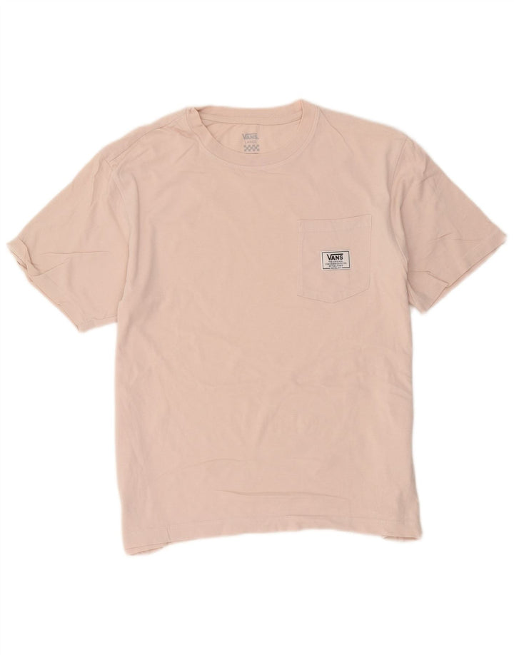 Ανδρικό T-Shirt Vans Top μεγάλο ροζ βαμβακερό