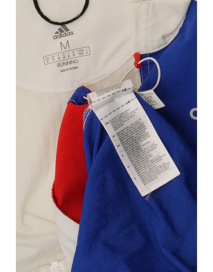 Ανδρική φόρμα τρεξίματος Adidas Top Jacket μεσαίο λευκό χρώμα, νάιλον