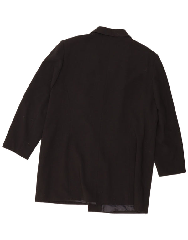 VINTAGE Γυναικείο Πανωφόρι UK 14 Medium Μαύρο