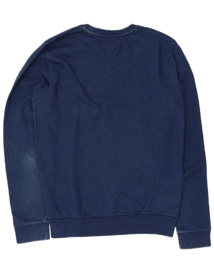 JACK WILLS Ανδρικό Φούτερ Jumper Μικρό Μπλε Βαμβακερό