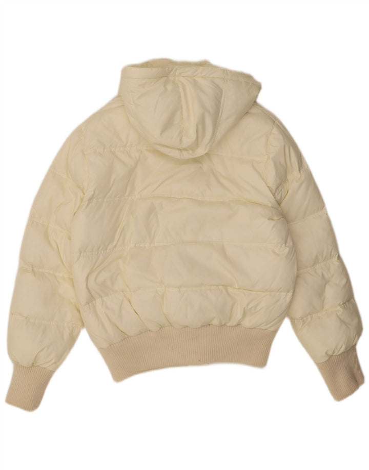 KOCCA Γυναικείο μπουφάν με κουκούλα UK 18 XL Off White Polyamide