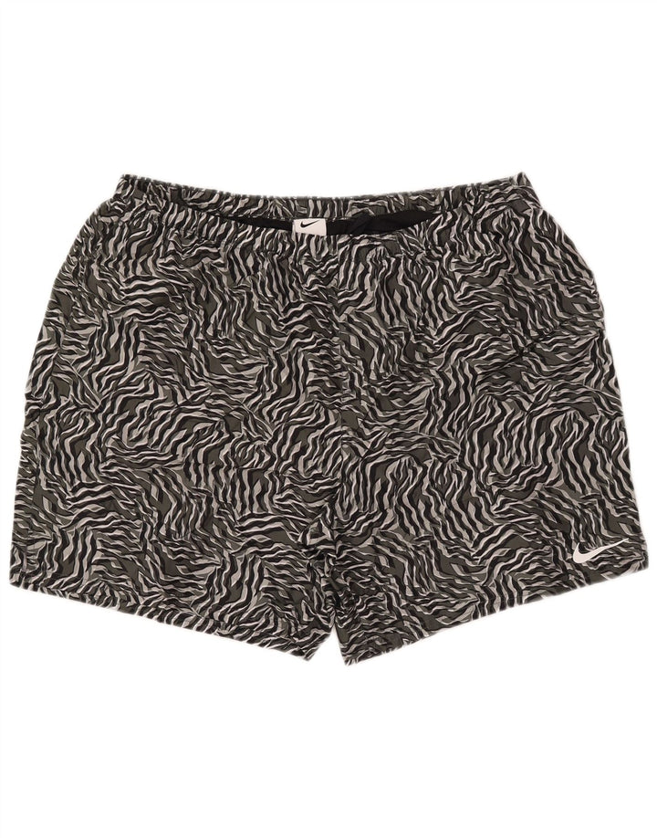 Ανδρικό σορτς κολύμβησης Nike 2XL σε γκρι Animal Print Polyester
