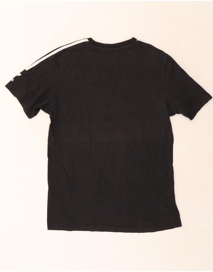 Ανδρικό γραφικό T-Shirt Adidas Top Μεσαίο μαύρο βαμβακερό