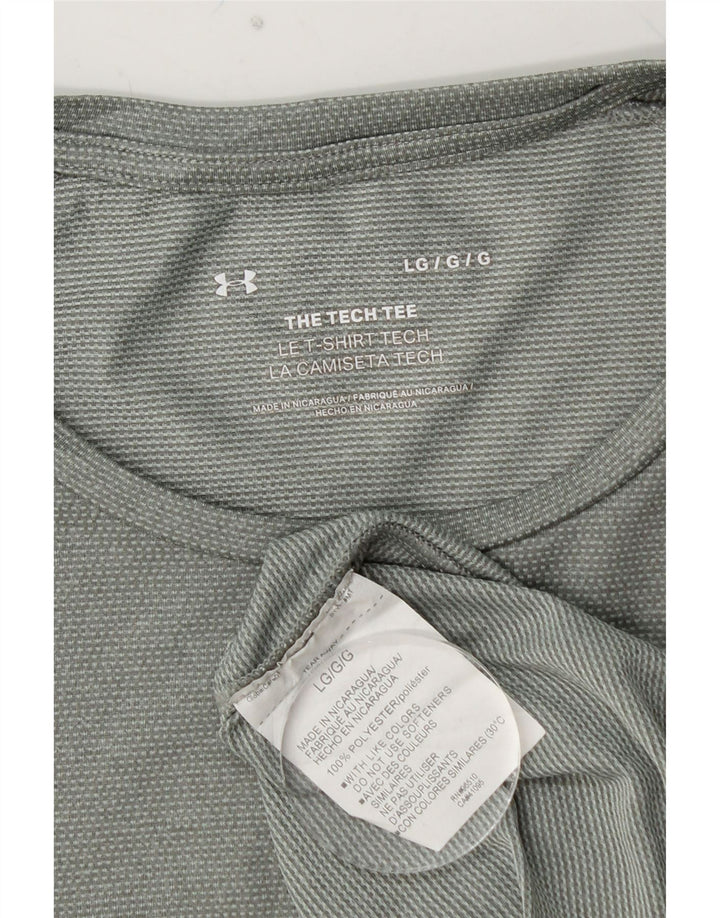 Ανδρικό T-Shirt UNDER Armour Top Large Green Polyester