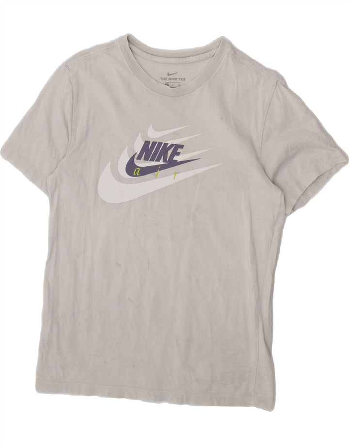 NIKE Mens Graphic T-Shirt Top Small Grey Cotton Vintage Nike and Second-Hand Nike from Messina Hembry 