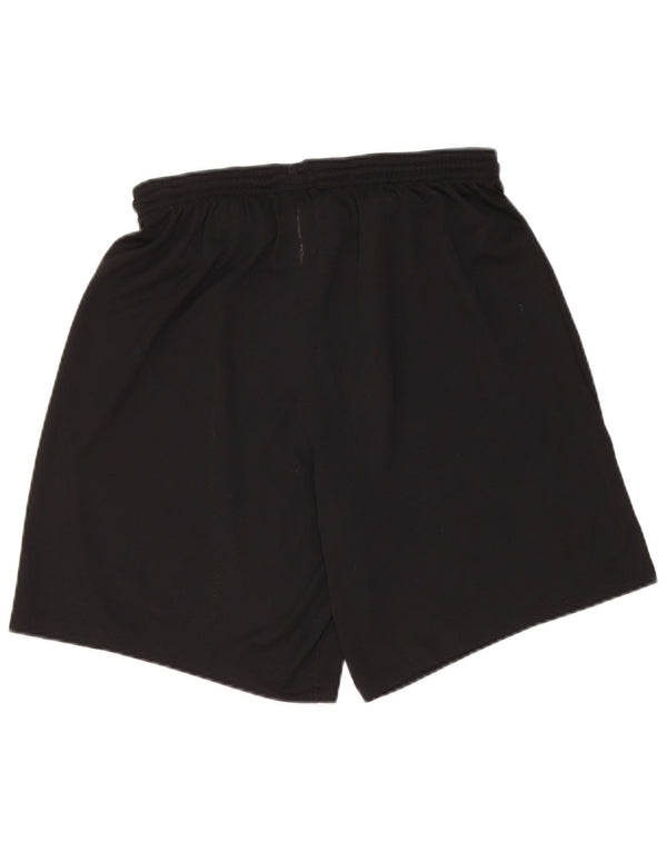 Γυναικείο γραφικό αθλητικό σορτς Nike Dri Fit UK 16 μεγάλο μαύρο πολυεστέρα