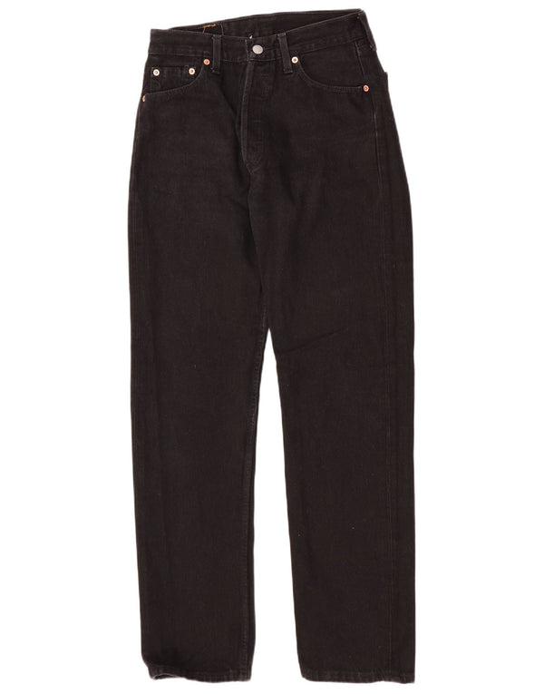 Levi's Mens 501 Straight Jeans W30 L32 Μαύρο βαμβακερό