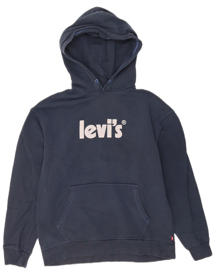 Ανδρικό γραφικό κουκούλα Levi's, μεσαίο ναυτικό, βαμβακερό