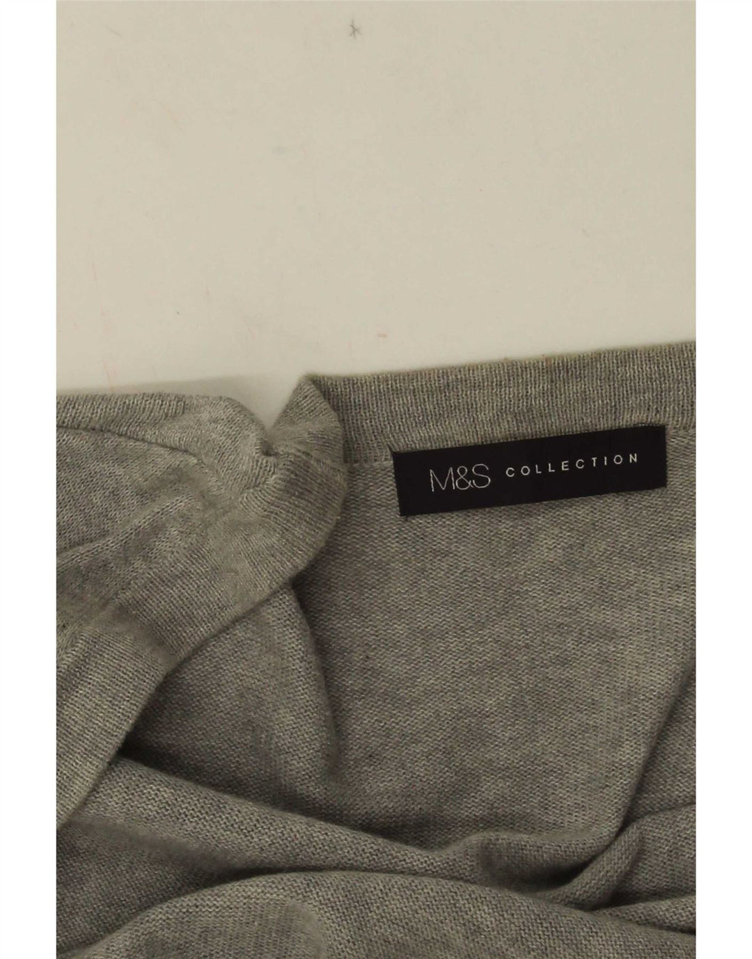 Marks & Spencer Γυναικεία ανοιχτή ζακέτα πουλόβερ UK 10 Small Grey