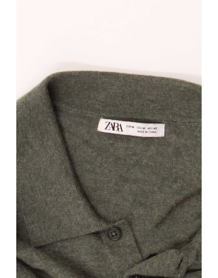 Ανδρικό πουλόβερ Zara Polo Neck Jumper Medium Khaki
