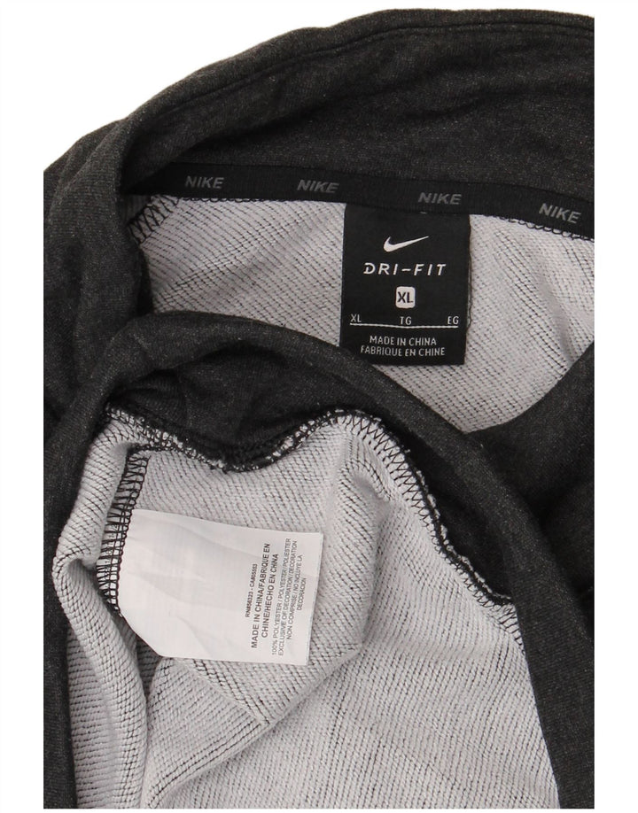Ανδρικό φούτερ με φερμουάρ Nike Dri Fit Jumper XL Grey Polyester