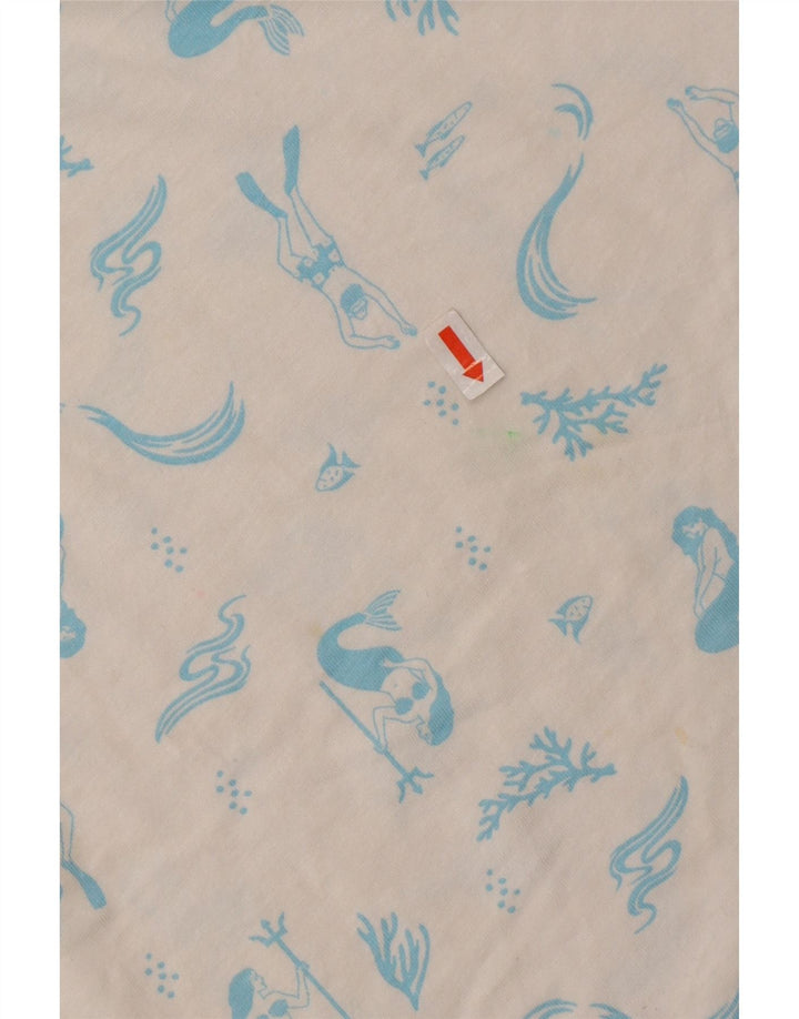 Ανδρικό γραφικό μπλουζάκι HURLEY Τοπ μεσαίο λευκό βαμβακερό