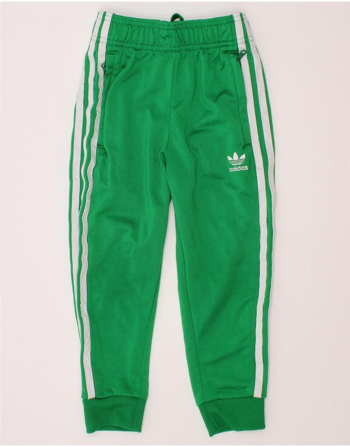 Ολόσωμη φόρμα Adidas Boys 4-5 Years Green Polyester