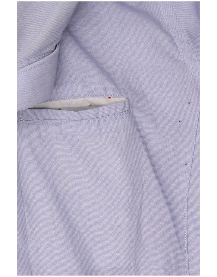 Alessandra Lamura Ανδρικό πουκάμισο μεγάλο μπλε πολυεστέρα