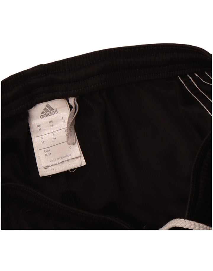 Ανδρικό αθλητικό σορτς ADIDAS Climalite, μεσαίο μαύρο χρώμα, πολυεστέρας