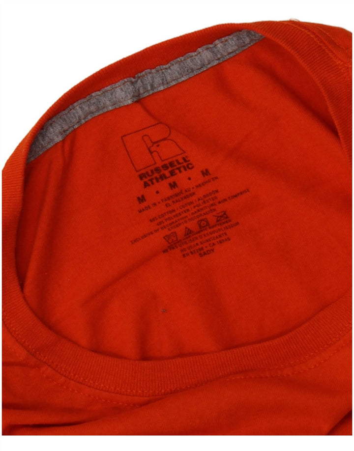 Ανδρικό T-Shirt Russell Athletic Top από μεσαίο πορτοκαλί βαμβακερό