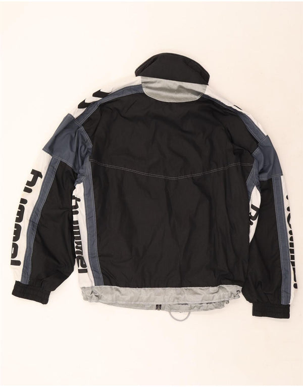 Ανδρική φόρμα Hummel Graphic Top Jacket XL Black Colourblock Polyester