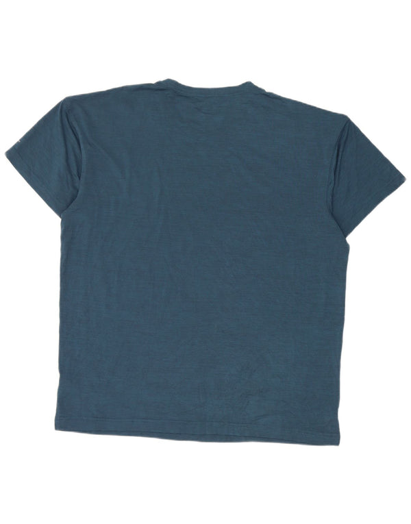 Ανδρικό T-Shirt Columbia Top Large Blue Polyester