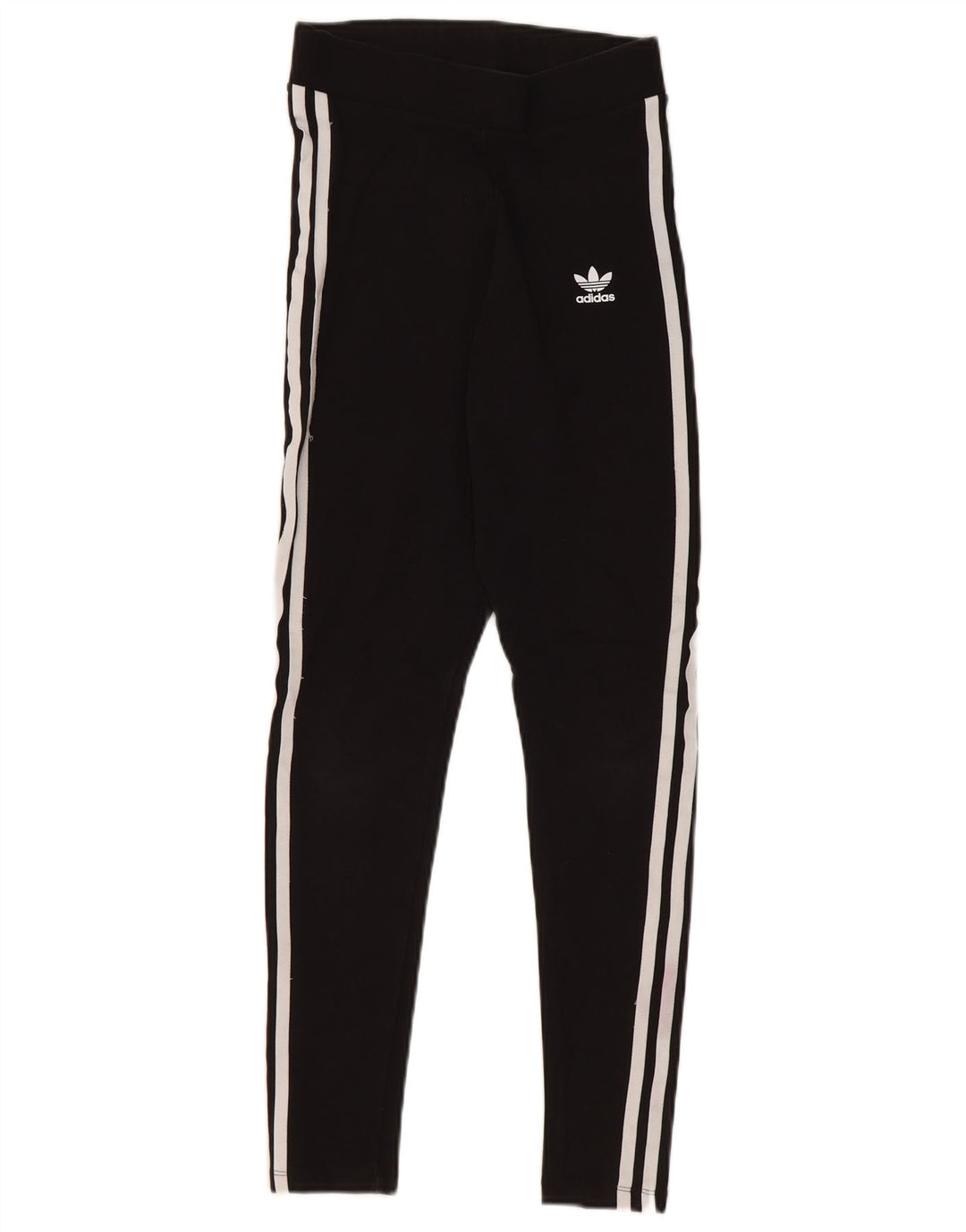 Γυναικείο κολάν ADIDAS UK 10 Μικρό μαύρο βαμβακερό