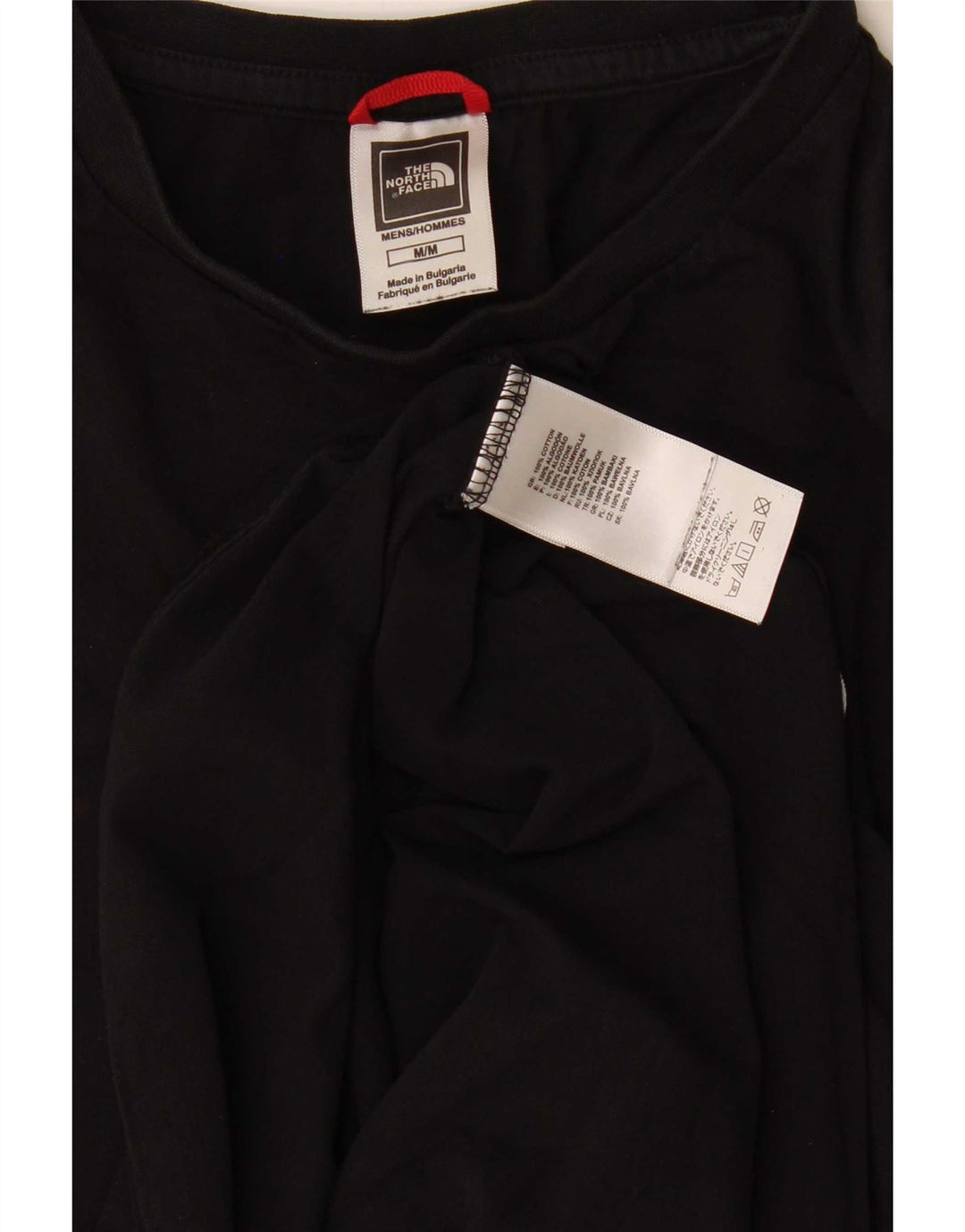 Ανδρικό T-Shirt North Face Top Μεσαίο μαύρο βαμβακερό