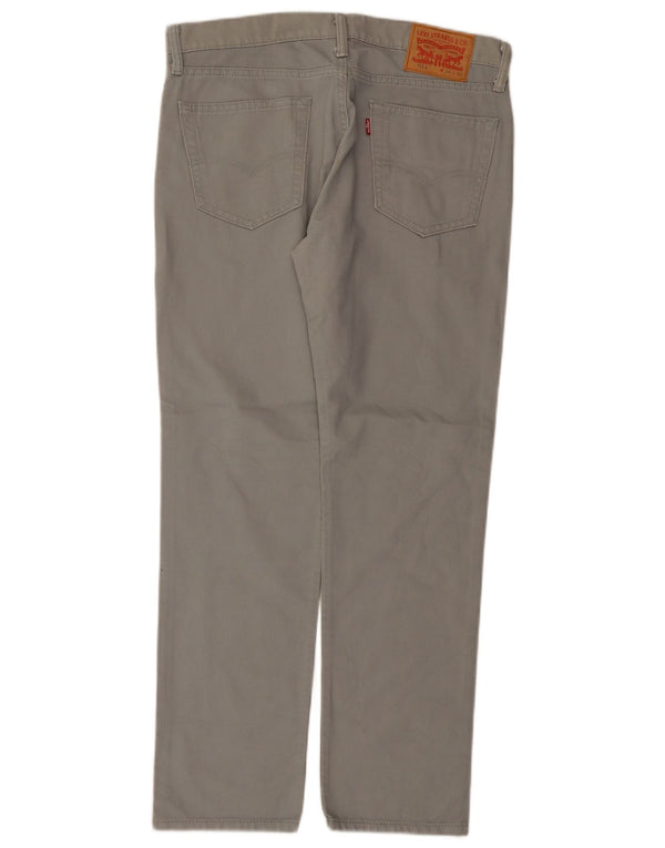 Levi's Mens 511 Slim Corduroy Παντελόνι W34 L30 Γκρι βαμβακερό