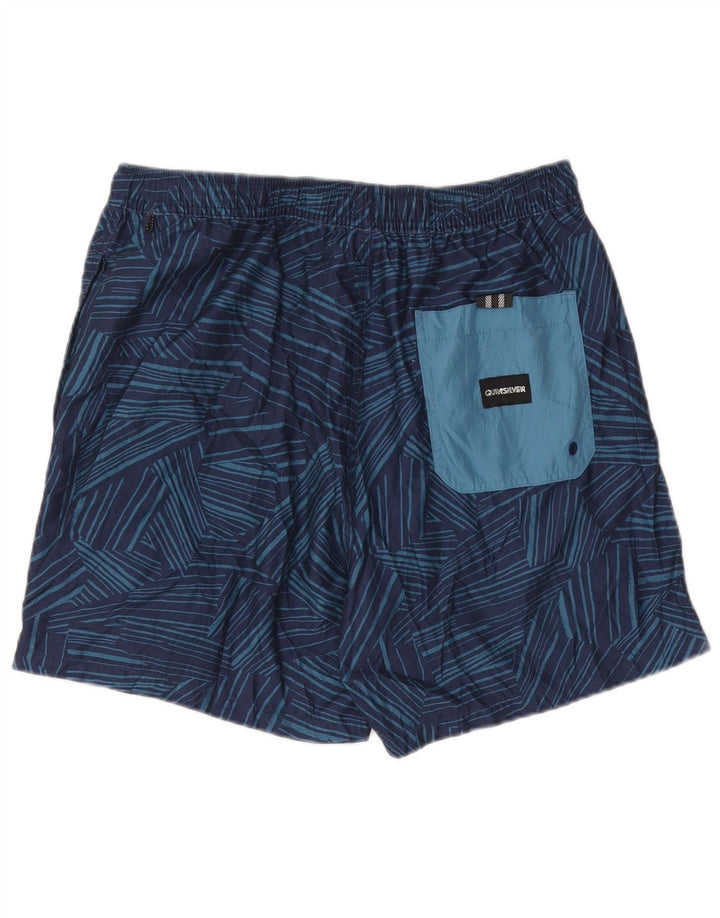Ανδρικό σορτς κολύμβησης Quiksilver XL Navy Blue Geometric Polyester