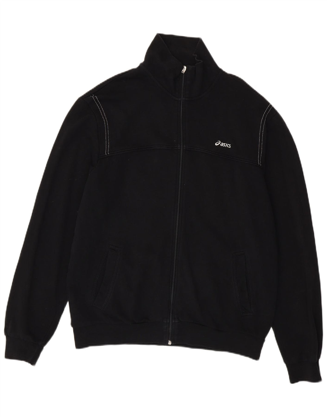 Ανδρική φόρμα ASICS Top Jacket Μαύρο