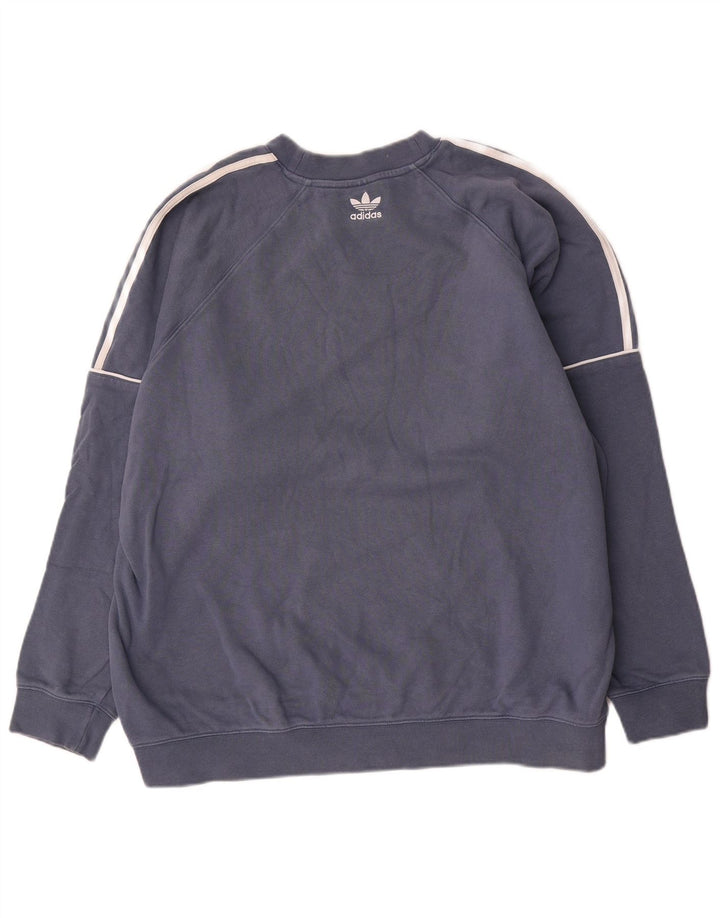 Ανδρικό φούτερ Adidas Jumper XL Navy Blue Cotton