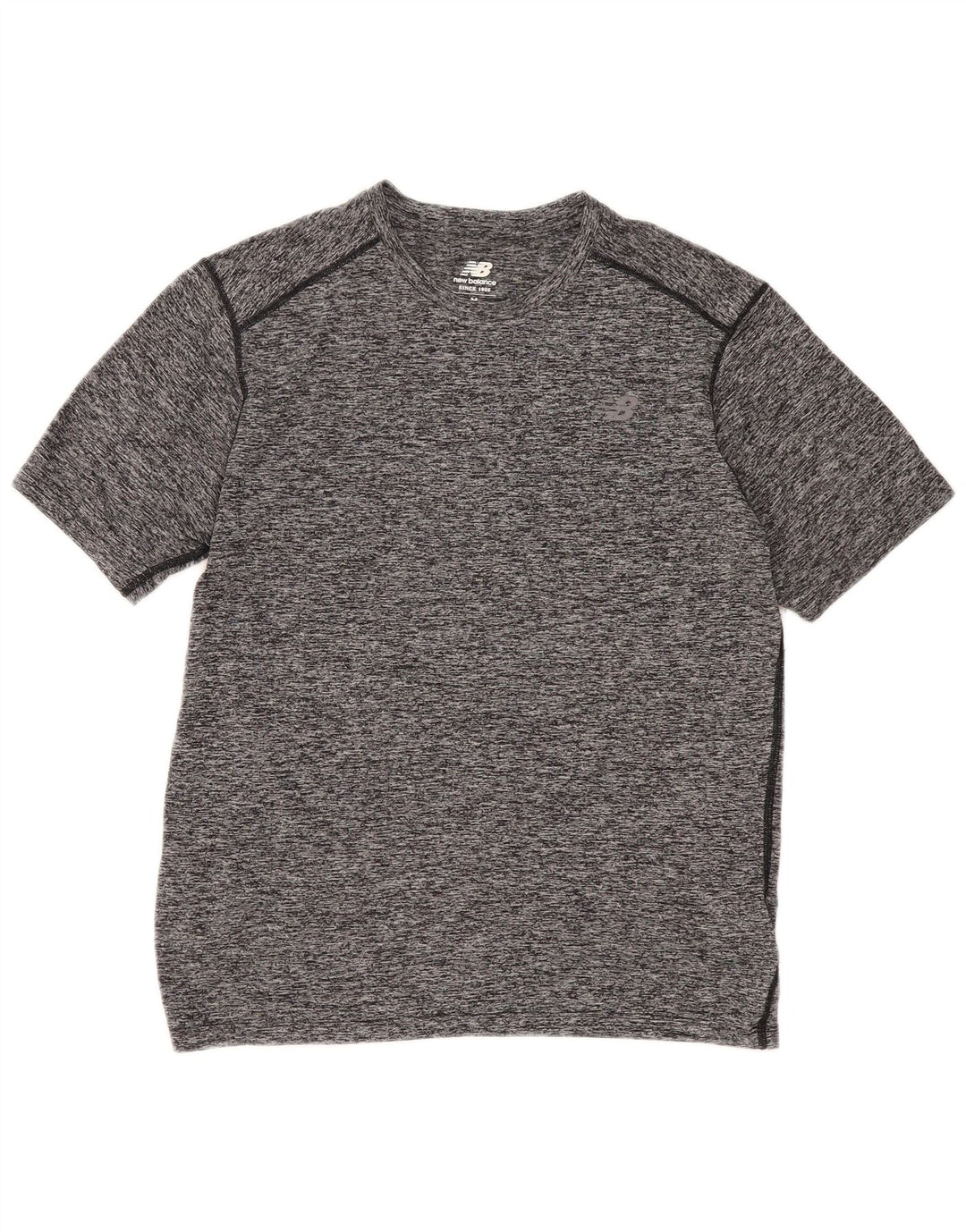 Ανδρικό T-Shirt New Balance Top Medium Grey Flecked Polyester