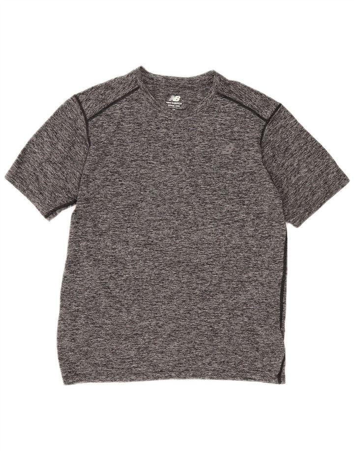 Ανδρικό T-Shirt New Balance Top Medium Grey Flecked Polyester