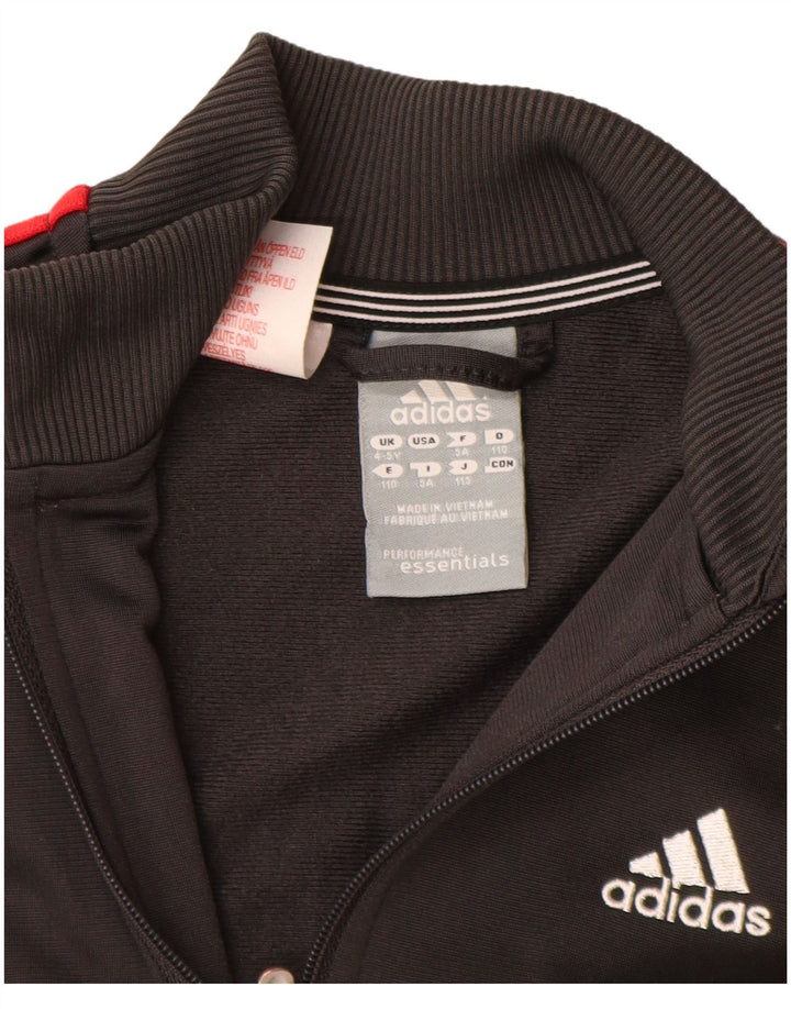Adidas Boys αθλητική φόρμα τοπ μπουφάν 4-5 ετών Γκρι Πολυεστέρας