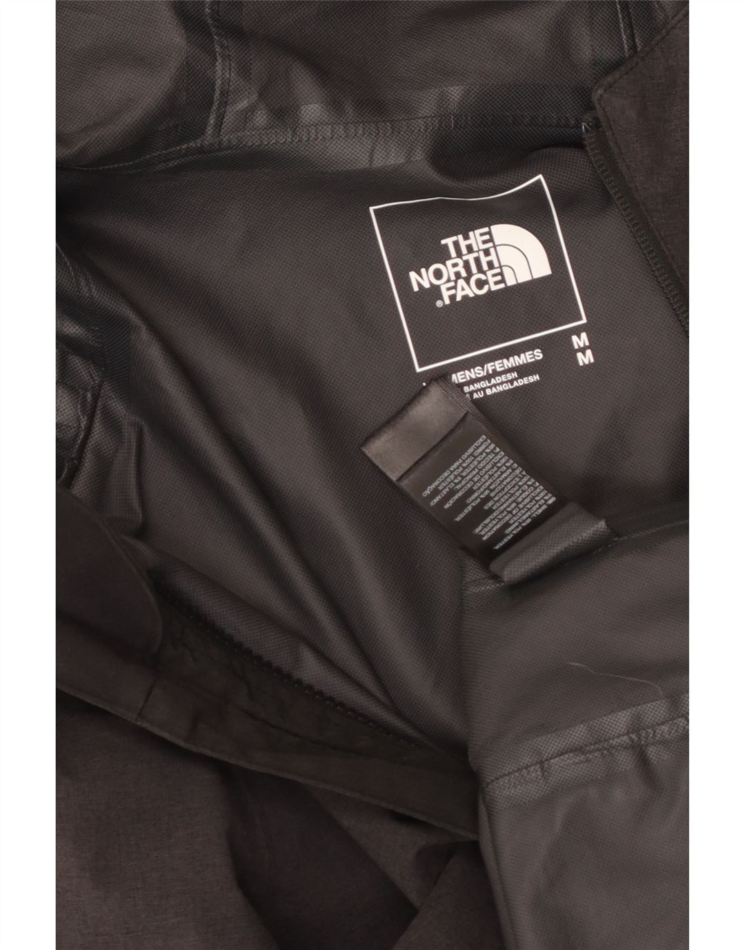 THE NORTH FACE Γυναικείο μπουφάν βροχής με κουκούλα UK 14 Medium Grey Polyester