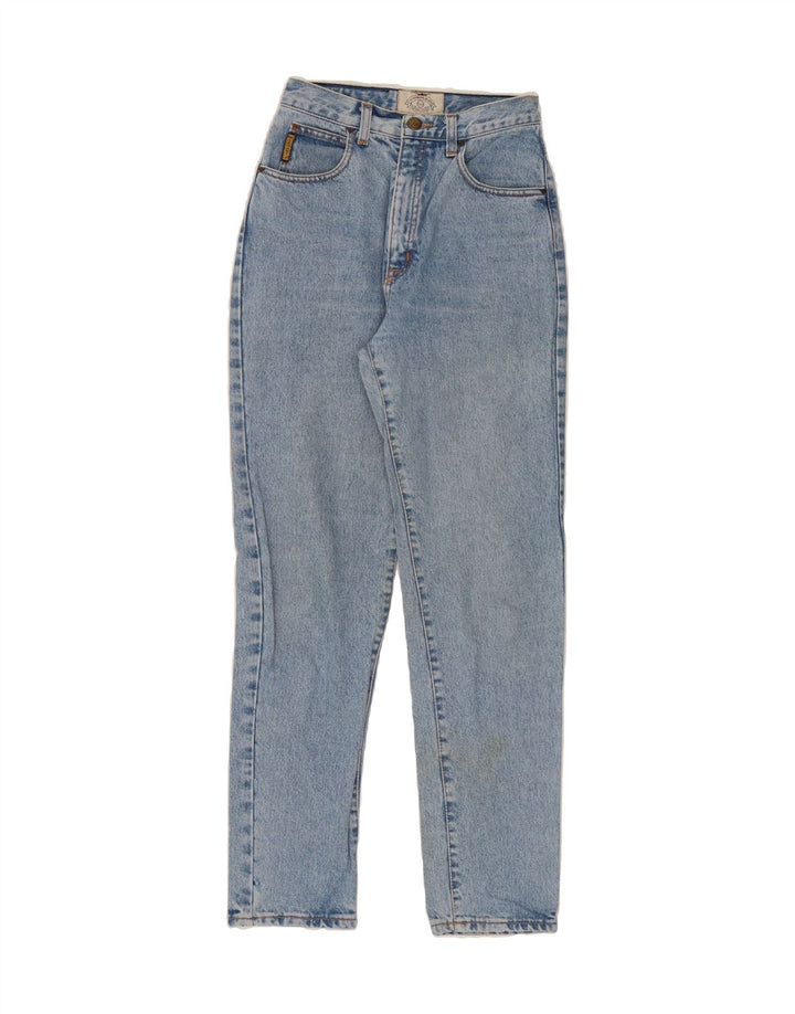 ARMANI Womens Tapered Jeans W27 L28 Blue Cotton Vintage Armani and Second-Hand Armani from Messina Hembry 