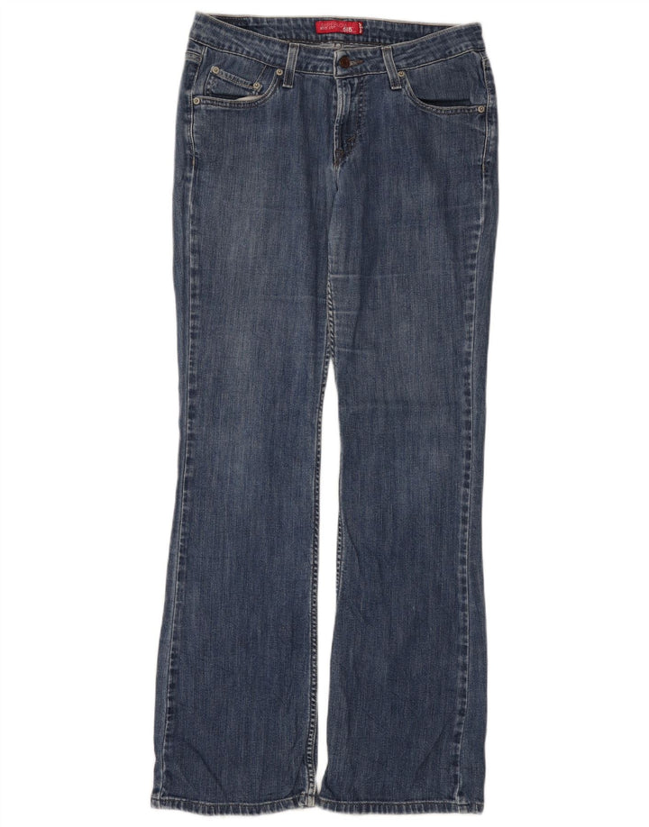 LEVI'S Womens 518 Super Low Bootcut Jeans US 11 Large W30 L32 Μπλε βαμβακερό