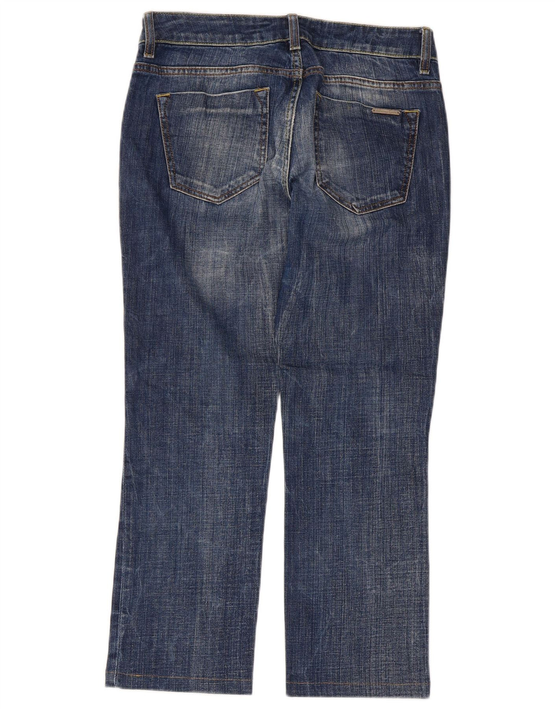 Massimo Dutti Γυναικείο Cropped Jeans W27 L25 Blue Cotton