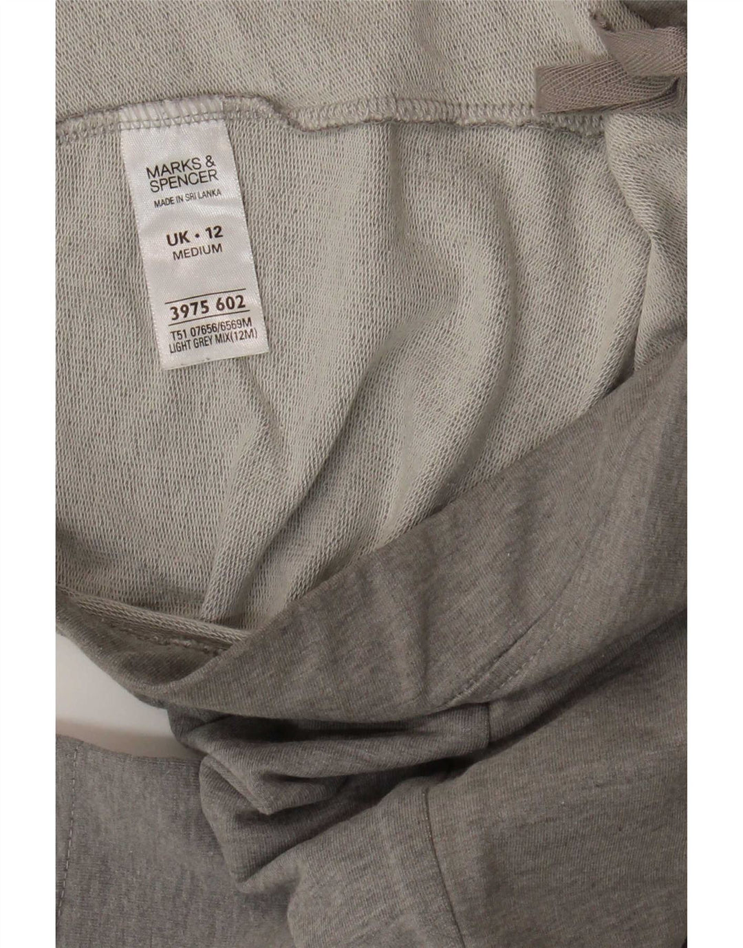 Γυναικεία αθλητική φόρμα Marks & Spencer Παντελόνι UK 12 μεσαίο γκρι βαμβακερό
