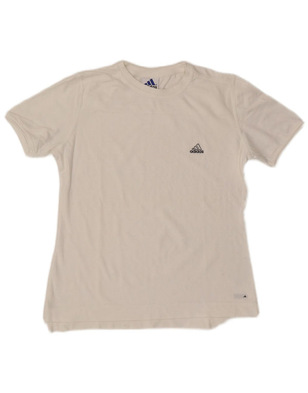 Γυναικείο T-Shirt Adidas Top UK 12 Medium White