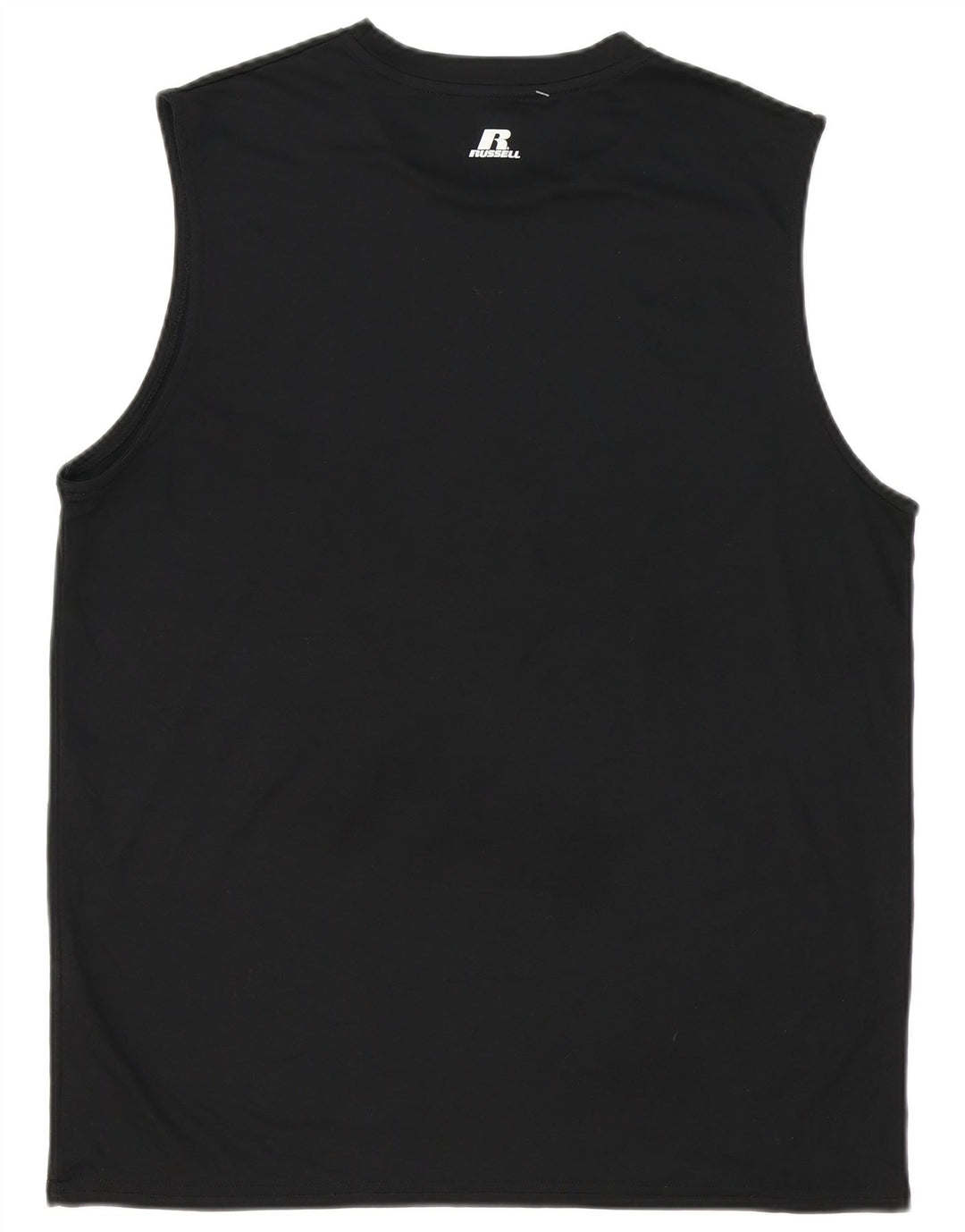 Russell Athletic Mens Dri-Power Graphic Vest Top XL Μαύρο