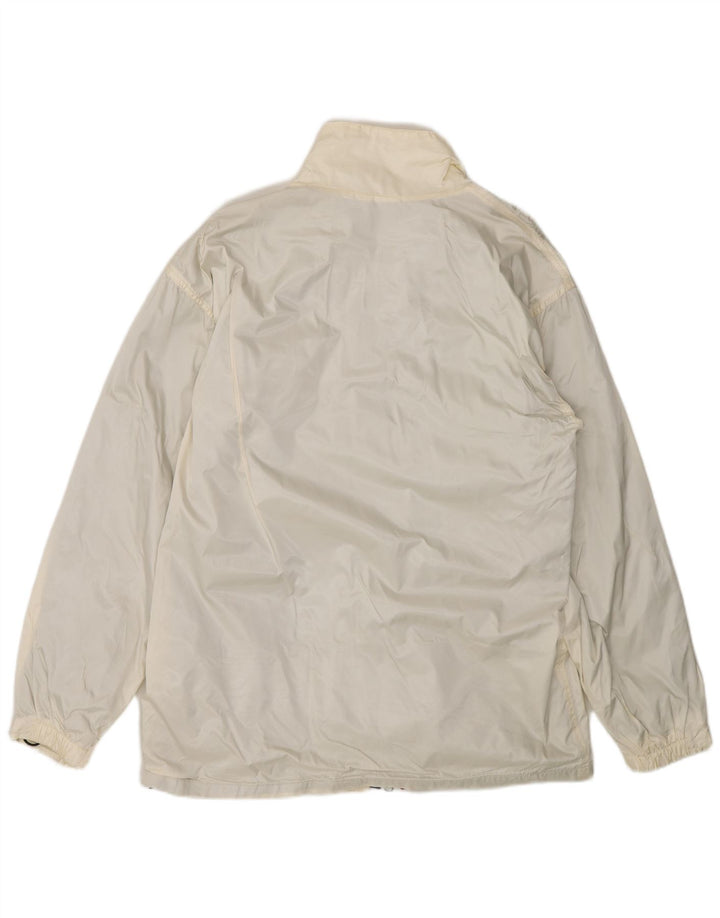 Ανδρικό μπουφάν Burton Snowboards Windbreaker UK 38 Medium White Colourblock