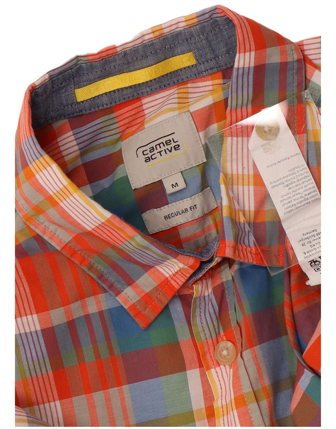 CAMEL ACTIVE Mens Regular Fit Shirt Medium Multicoloured Check