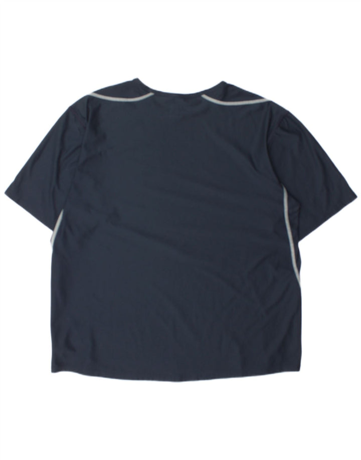 Ανδρικό T-Shirt Nike Top UK 45/47 XL Navy Blue Polyester