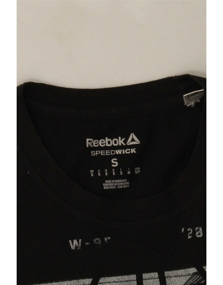 Ανδρικό γραφικό T-shirt Reebok Top Small Black
